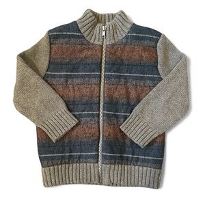 Cat & Jack sz 3T Sherpa lined fall/winter long sleeve thick full zip up sweater